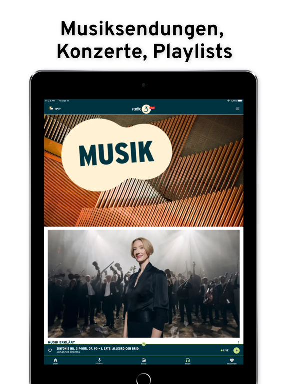 radio3 iPad screenshot 5 - Music app