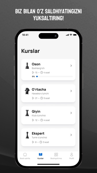 UzChess - Shaxmat akademiya Screenshot