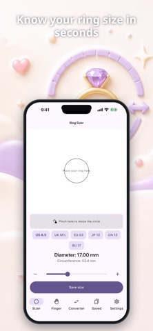True Ring Size: Sizer & Gauge Screenshot 1 of 5