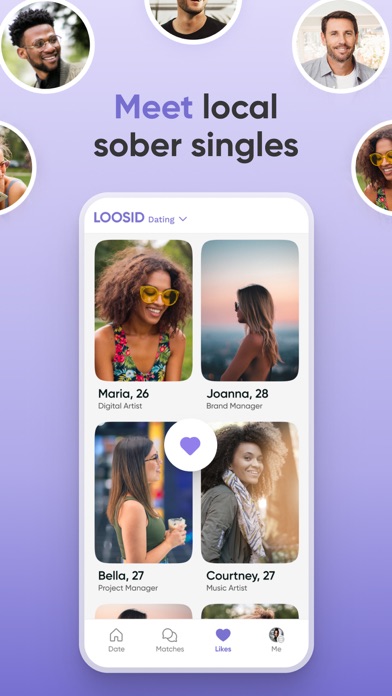 Loosid Sober Dating App Screenshot