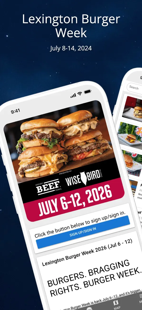 Screenshot #1 pour Lexington Burger Week