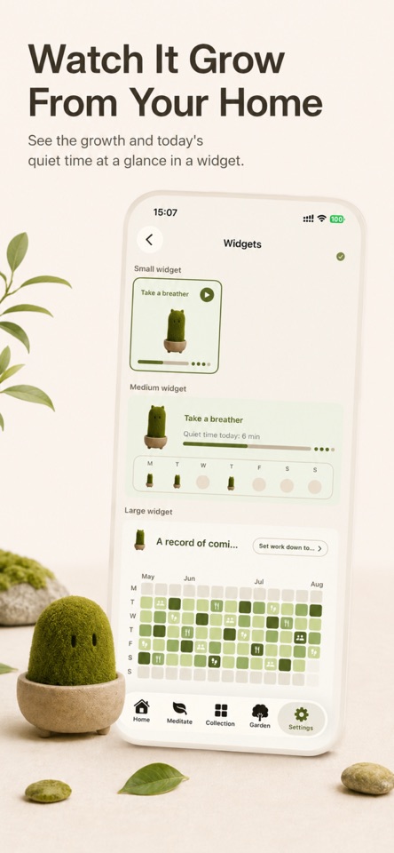 Mossu: Meditation Timer & Grow screenshot 4