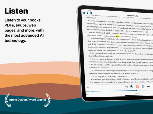 Voice Dream - Read Aloud Screenshot