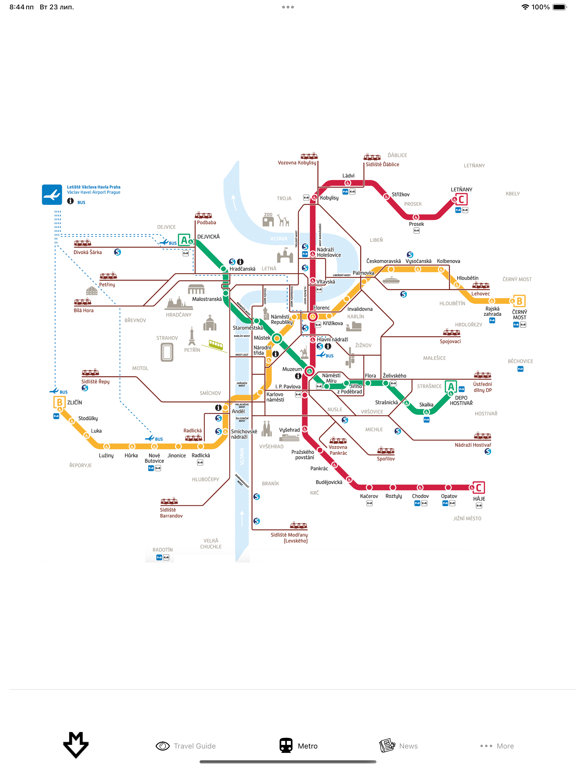 Prague Subway Mapのおすすめ画像4