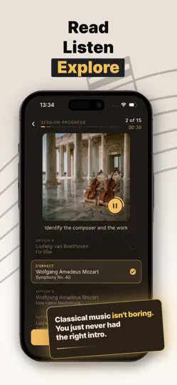 Screenshot von Virtuoso Classical Music Guide auf dem iPhone 6