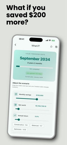 Freedom Date: FIRE Tracker Screenshot 2 of 7