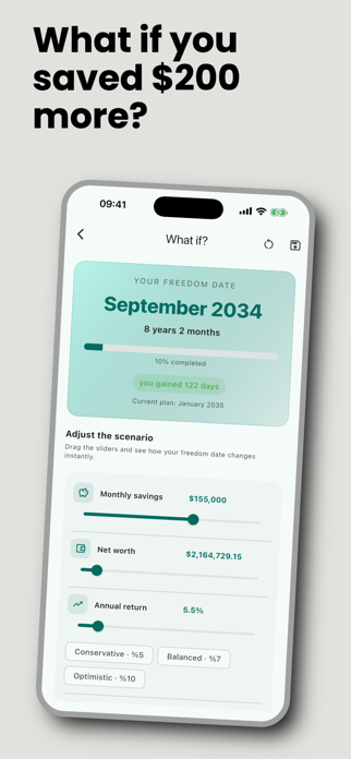 Freedom Date: FIRE Tracker Screenshot 2 of 7
