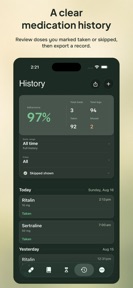 Pillr: ADHD Medication Tracker screenshot