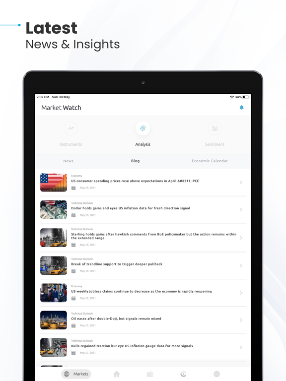 WM Markets | Online Trading iPad screenshot 5 - Finance app