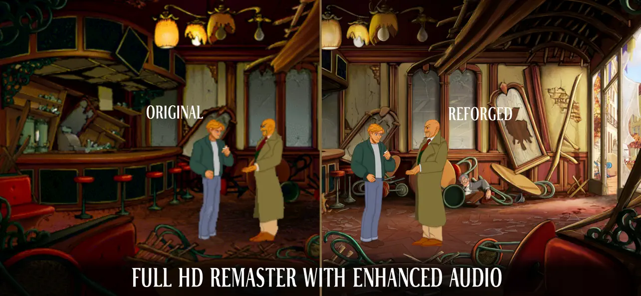 #3. Broken Sword: Reforged (iOS) Door: Revolution