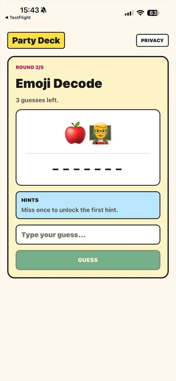 #4. Party Deck: Party Games (iOS) By: Abdulrahim Kaddoura
