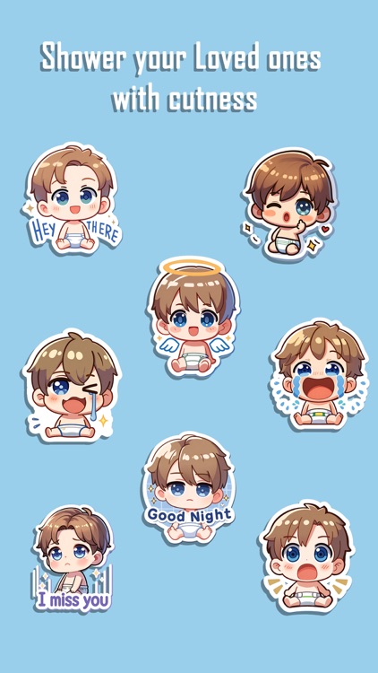 Cute Baby Stickers | Wasticker screenshot-3