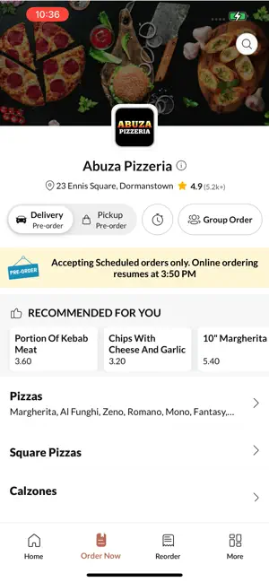 Abuza Pizzeria screenshot 2