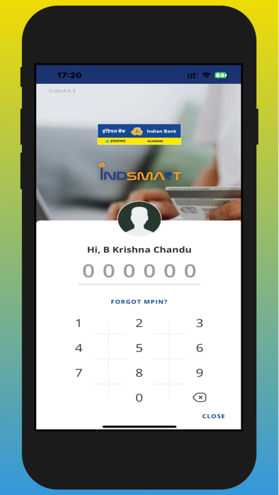IndSMART IndianBank Mobile App Screenshot