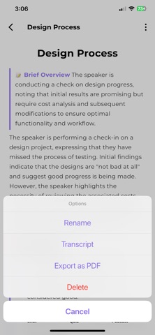 MeeNote: AI Notetaker Screenshot 3 of 7