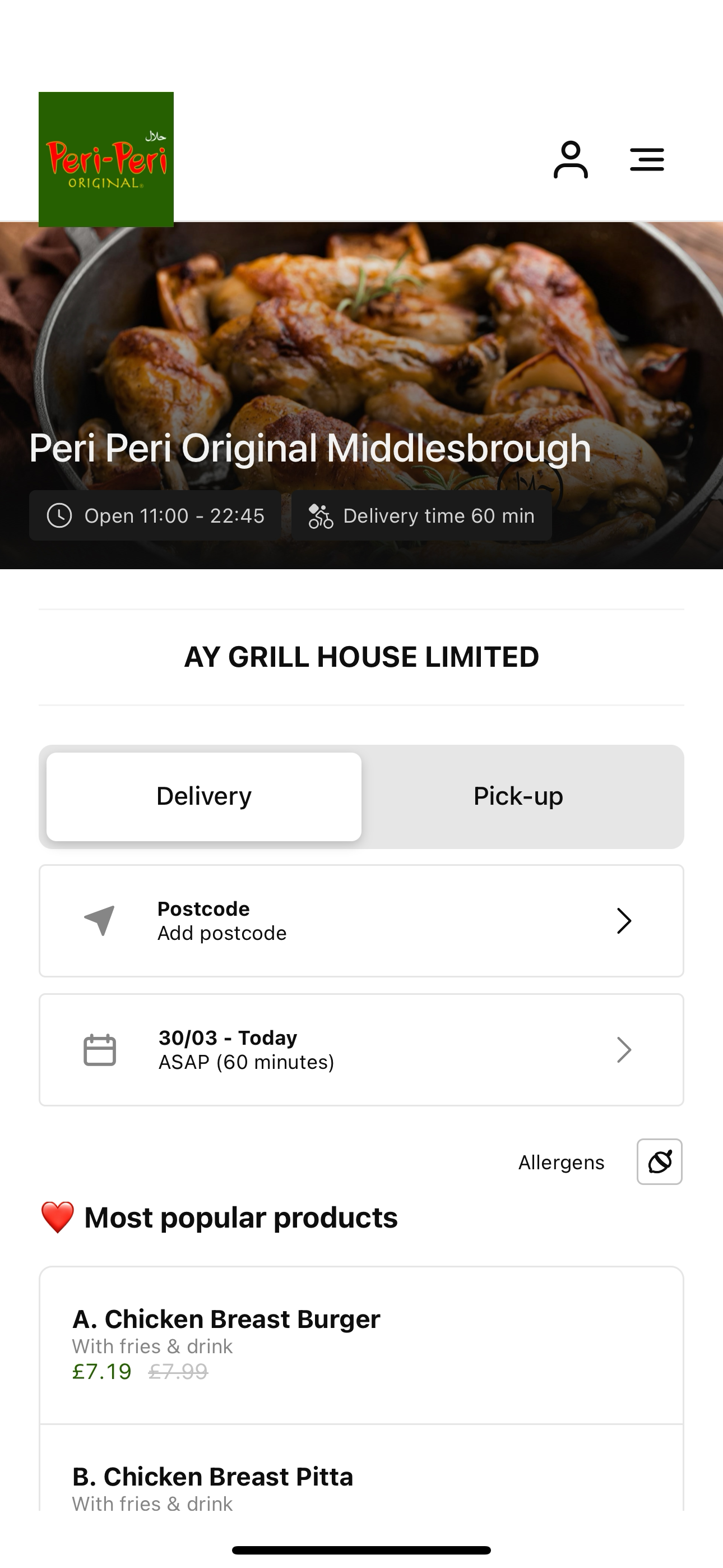 Peri Peri Middlesbrough UK