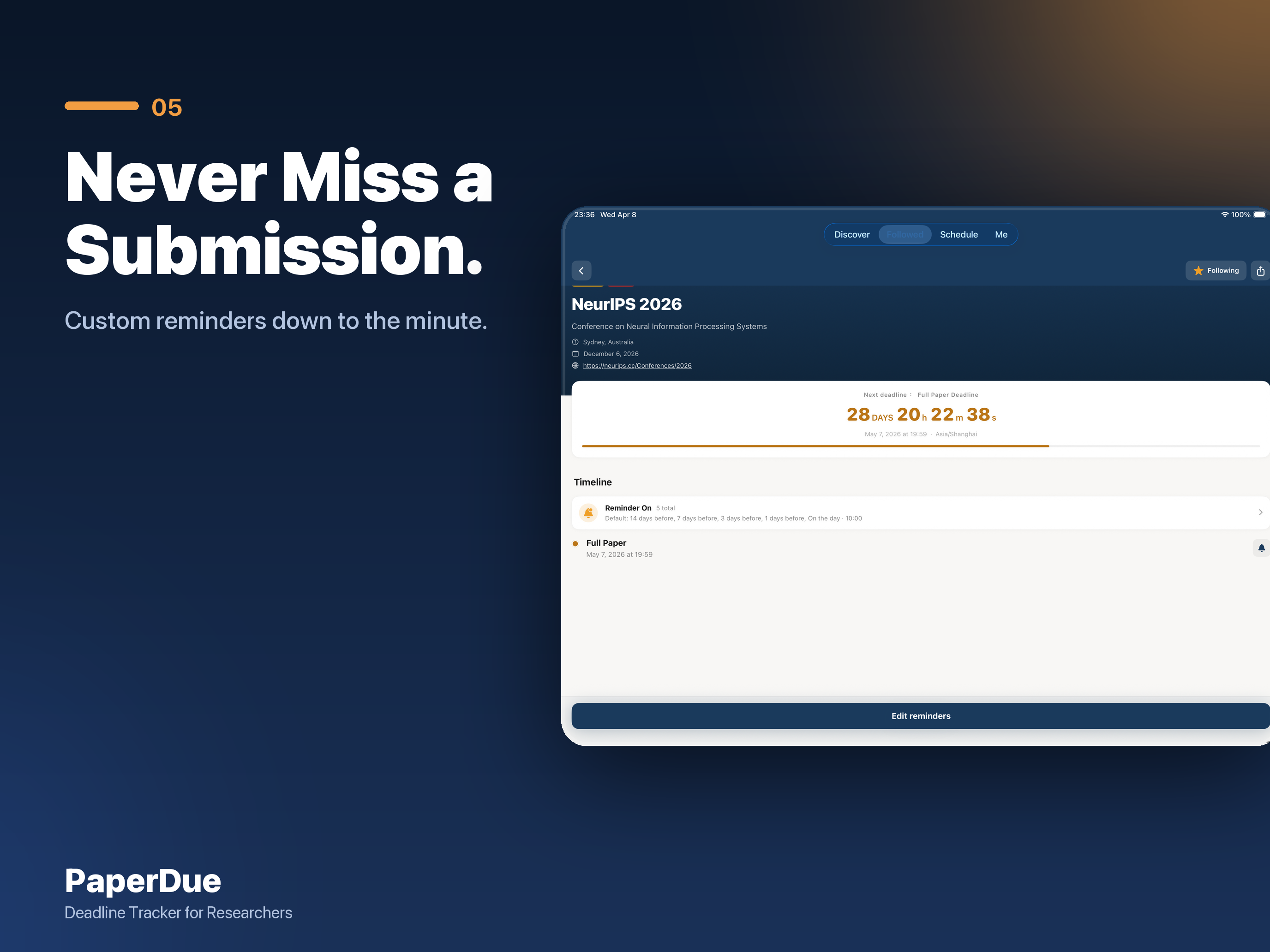 PaperDue – Deadline Tracker screenshot 12
