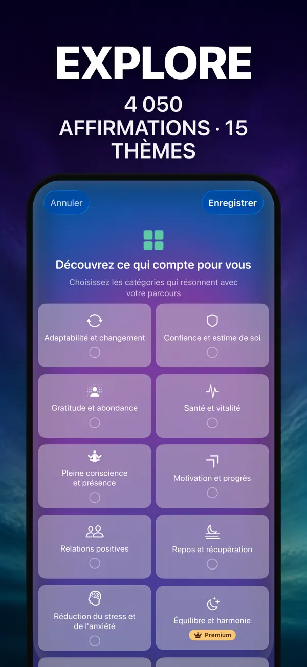 Screenshot #3 pour Affirmio - Daily Affirmations