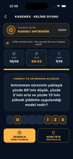 KADEMEX: Antrenör Kelime Oyunu screenshot 5