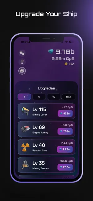 Astro Drift - An Idle Game screenshot 2