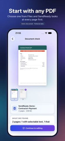 SendReady: PDF Redact & Check screenshot 2