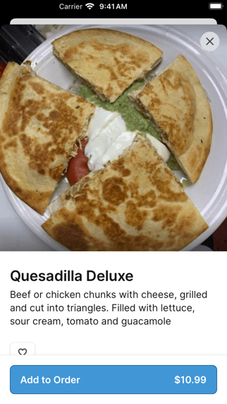 Los Costenos iPhone screenshot 3 - Food & Drink app