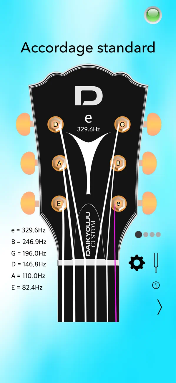 Screenshot #1 pour Accordeur Guitare Acoustique