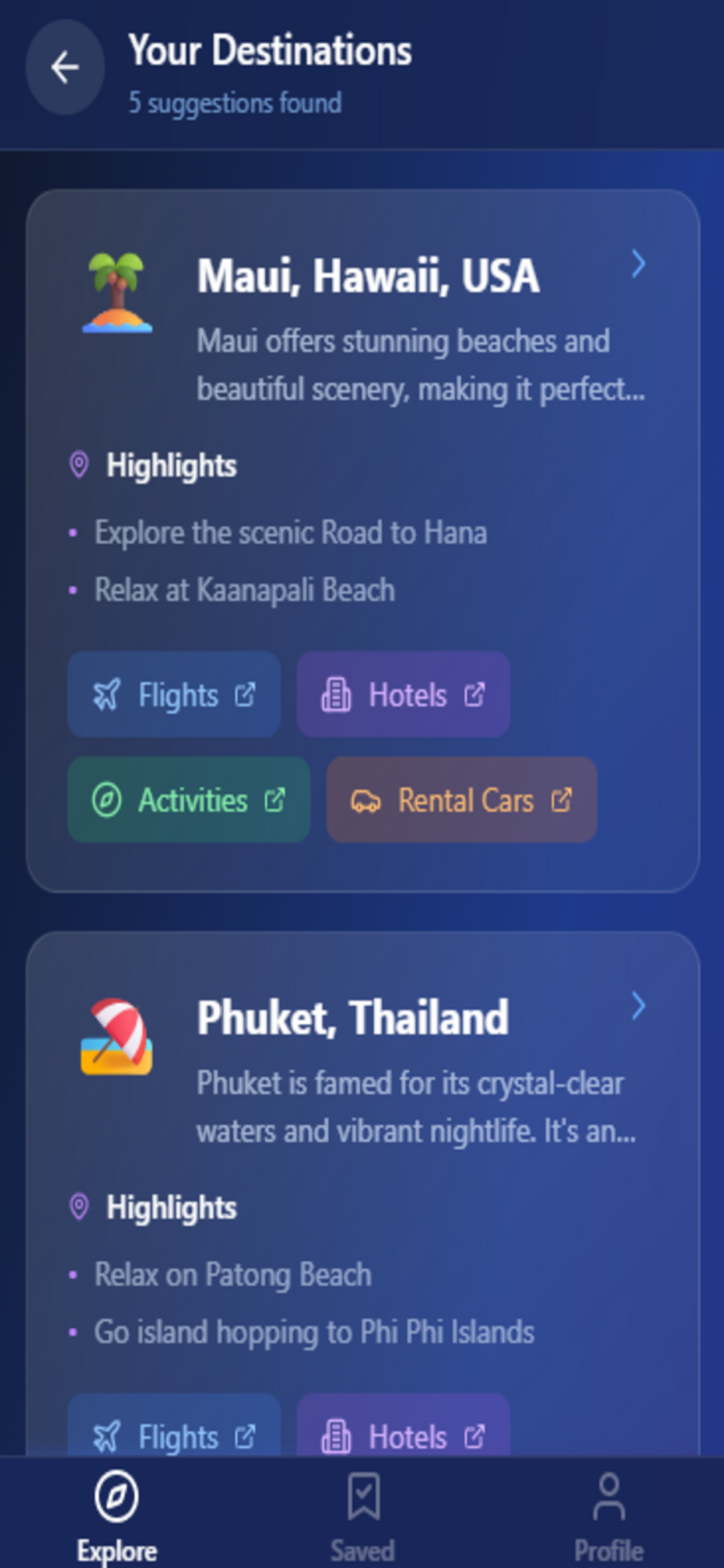 Wayr - Travel Recommendations