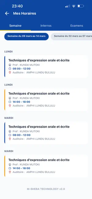 FacDroitUnilu screenshot 2
