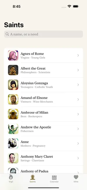 Saintify screenshot 2
