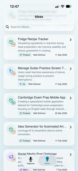 Idea Clear: AI Idea Capture screenshot 2
