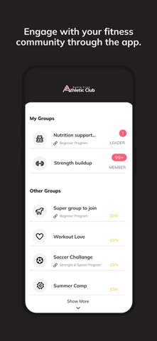 Santa Cruz Athletic Club screenshot