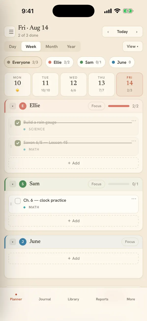 Screenshot #1 pour Primer Homeschool App