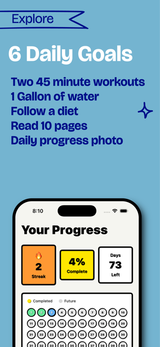 75 Challenge Tracker Screenshot 2 of 5