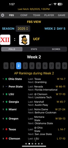CFB Statz Screenshot 8 of 8