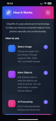 CleanPix: AI Object Remover screenshot