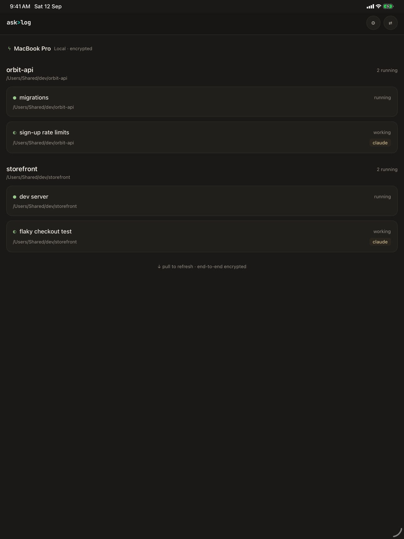 Screenshot 8 of asklog Code
