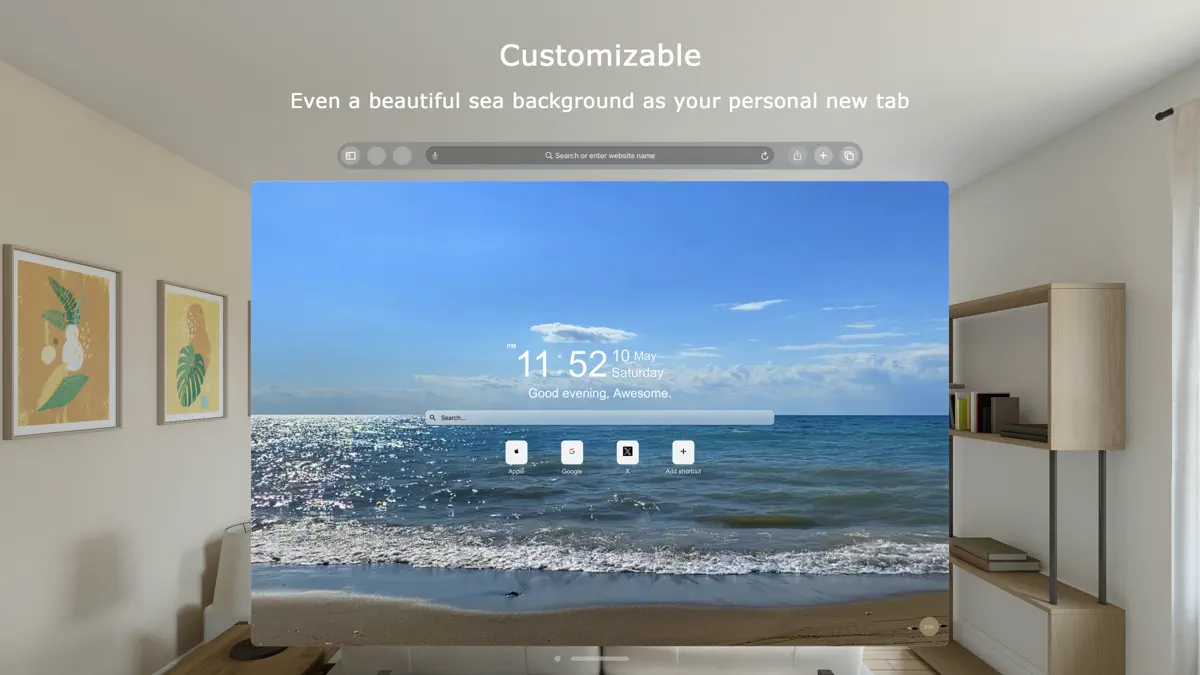 Home Tab for Safari screenshot 2