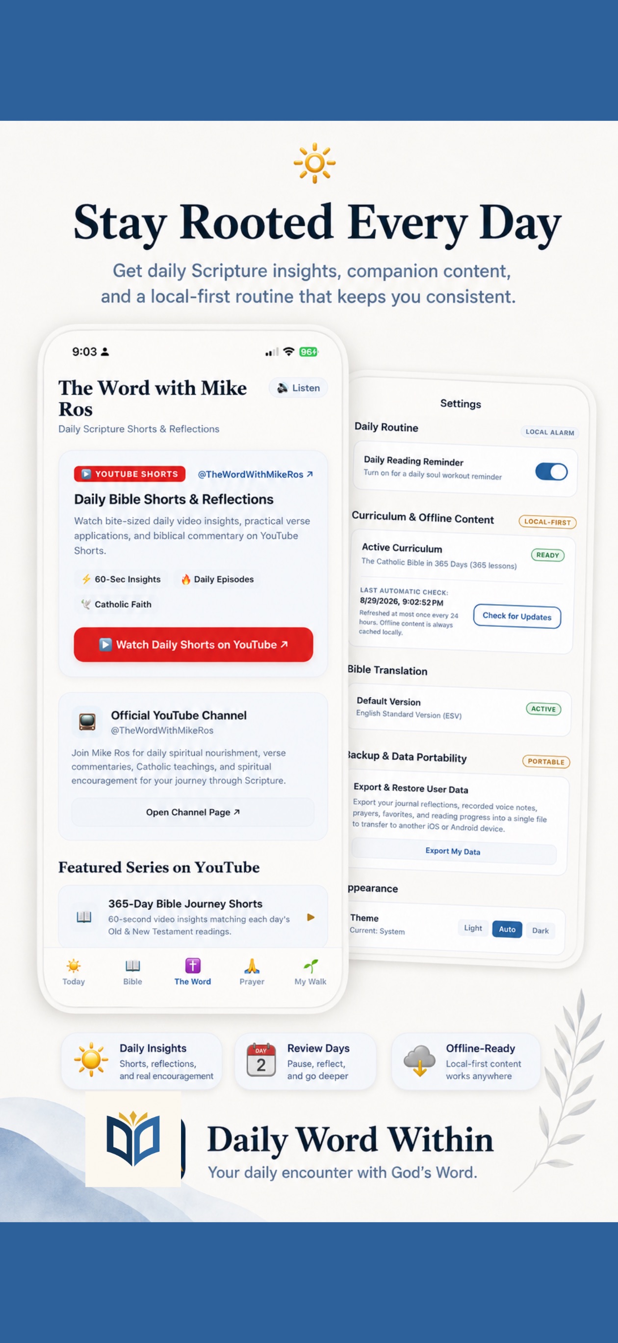 Screenshot 1 of DailyWordWithin