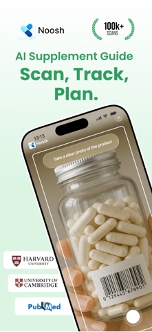Noosh Ai Supplement Tracker screenshot