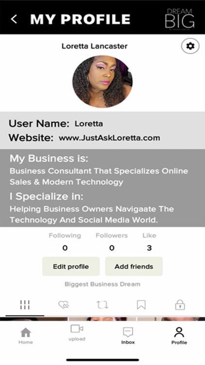 Dream Big By Derek Owens App