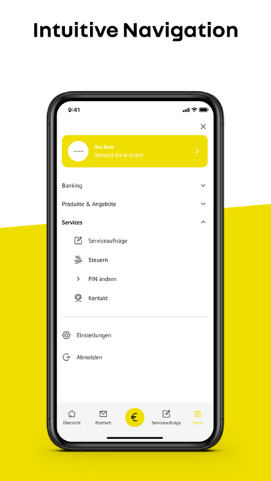 Renault Bank direkt Banking Screenshot