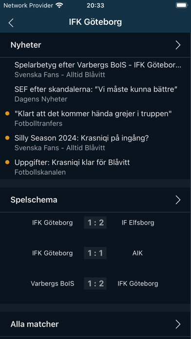 Allsvenskan 2024 Screenshot