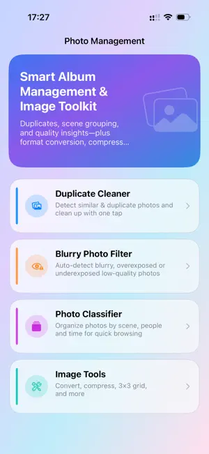 PicSort - Photo Sort & Slim screenshot 1