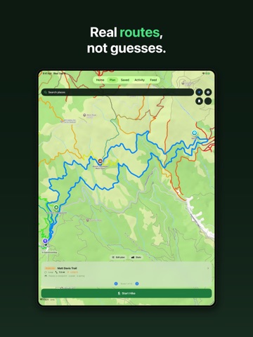 TrailTime: Hike Planner iPad screenshot