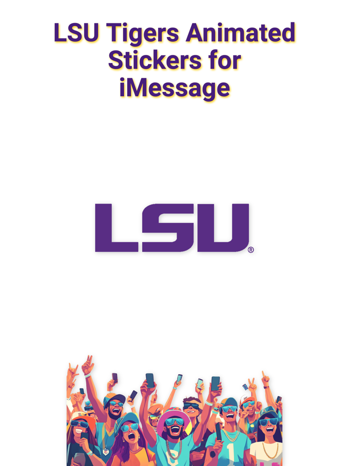 LSU Tigers Sticker Pack 2024