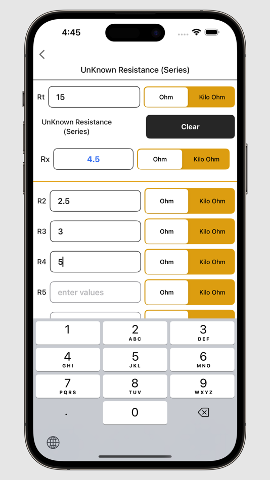 #7. Electrical Calculator lite (macOS) By: V PUGAZHENTHI