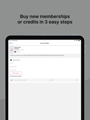 Recreate Classes iPad screenshot