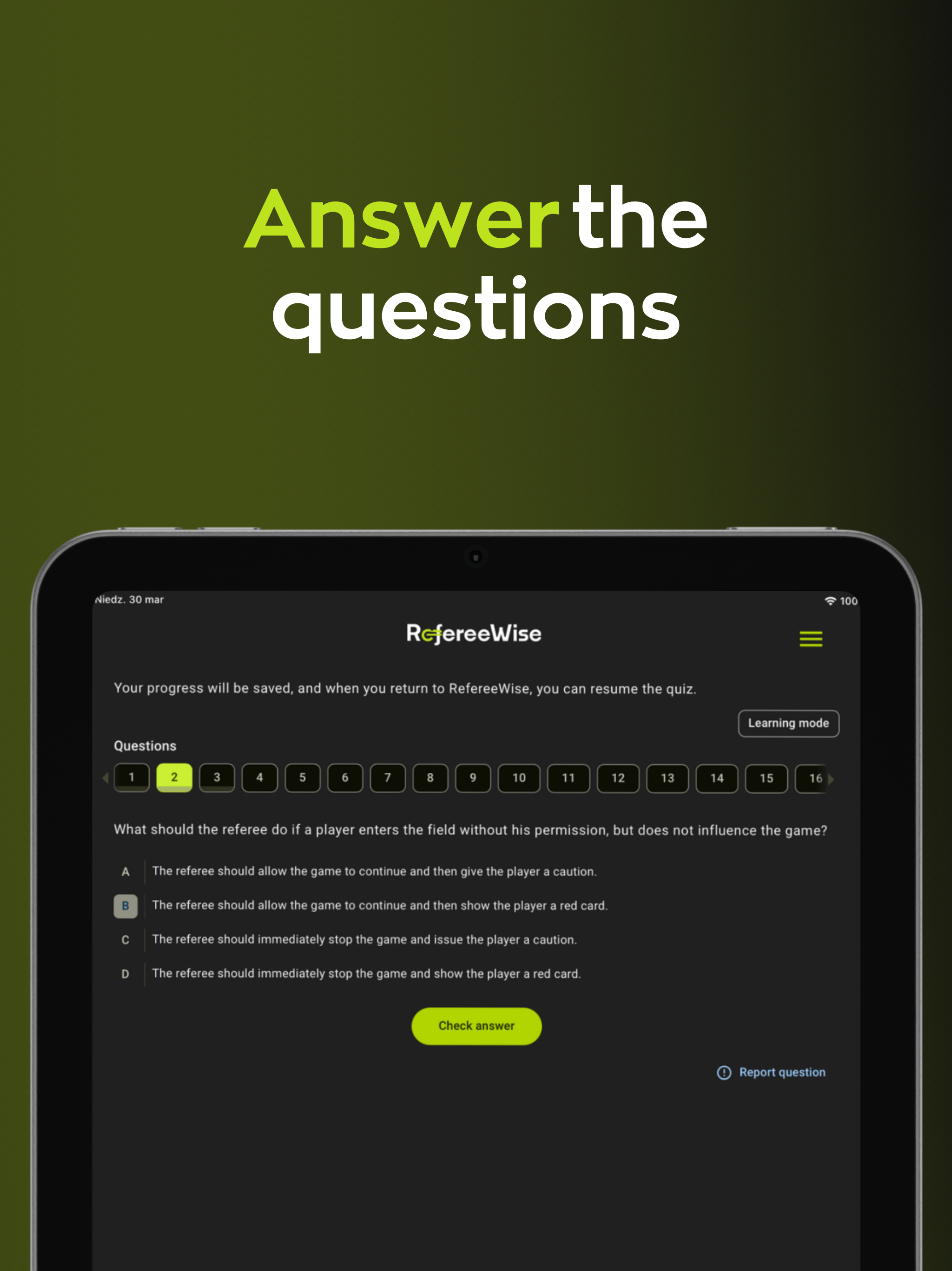 RefereeWise - Referee Tests