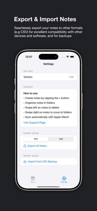 Smart Watch Notes Pro Screenshot 6 of 6